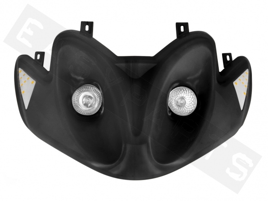Masque double optiques & cligno. LED TNT noir MachG/ JogR- RR