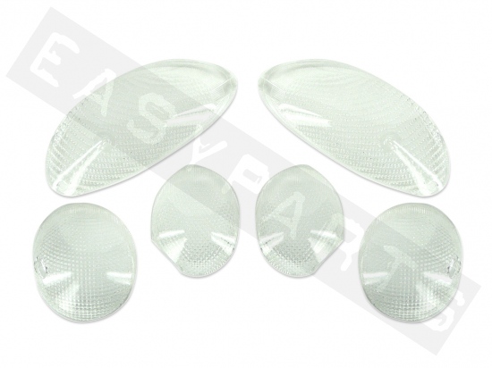 Indicator lens set with Tail Light TNT clear Majesty 125-180 2003-200