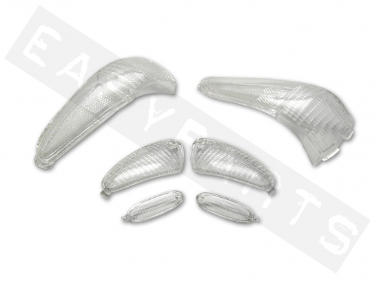 Indicator lens set TNT clear Runner 1998 (6 pieces)