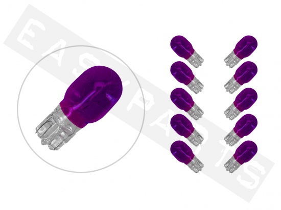 Ampoule TNT T13 12V/10W violette