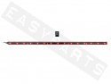Bande autocollante TNT (L.40cm) LED rouge/ fond noir