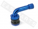 Válvula neumático Tubeless codo TNT azul anodizado M43.0413