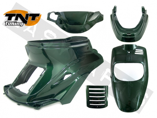 Kit carenados TNT verde Jaguar Booster/ Bw's '94-'03 (5 piezas)