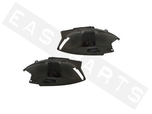 Rear Cover Set (left and right) TNT Black Metallic ZipII '00->