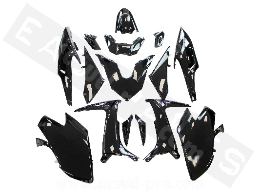 Bodywork set TNT shiny black T-Max 560 2020-2021 (15 pcs)