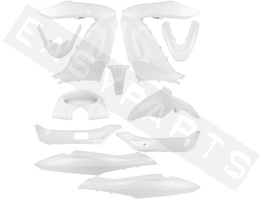 Verkleidungssatz TNT Weiß PCX 125 2010-2013 (11 Teile)