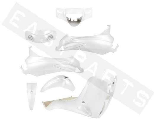 Beplatingset TNT Wit Piaggio Liberty RST 50-125 2004-2008 (7 delig)
