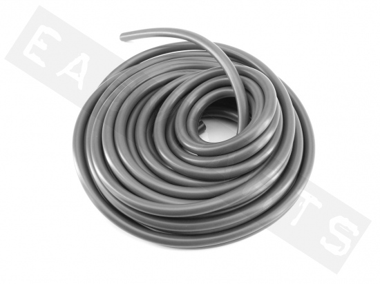 Double walled fuel hose TNT rubber grey/black Ø5x10mm L.10 meter