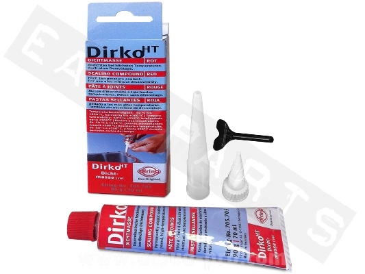 Silicon Sealant Paste DIRKO 100gr - Gaskets liquid -  - Order  scooter parts, moped parts and accessories