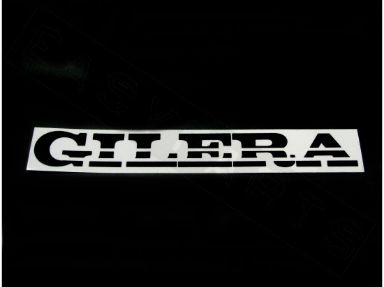 Sticker Gilera Zwart (26x3,5cm)