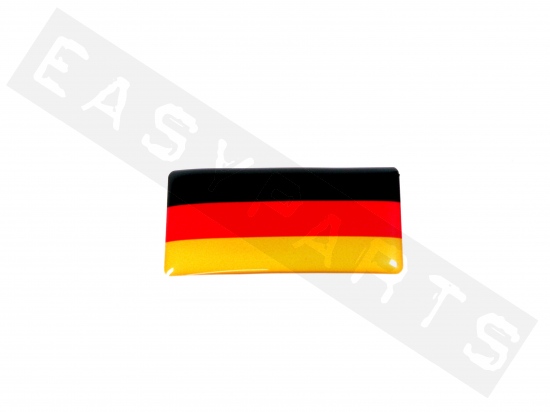 Sticker Vlag Duitsland (5cmx2,7cm) 3D