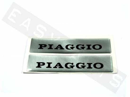Stickerset Woord Piaggio 3D (11x2,5cm) PVC