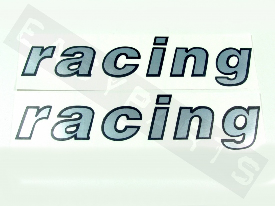Stickerset Aprilia Racing (30x7,5cm) Zilver