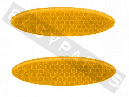 Stickerset 3d Safety Reflex Ovaal Oranje