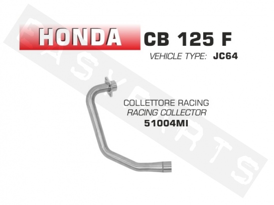 Colector ARROW 'Racing Link' Honda CB 125i F 2015-2016