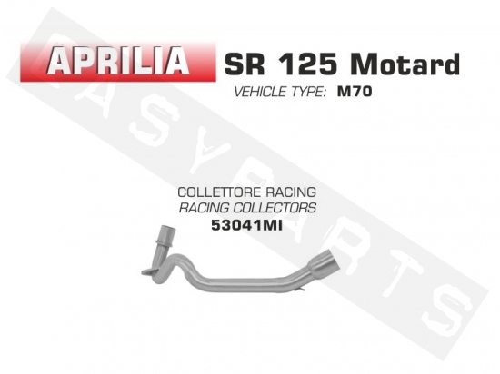 Krümmerrohr ARROW 'Racing Link' Aprilia SR Motard 125 4T 2012-2016