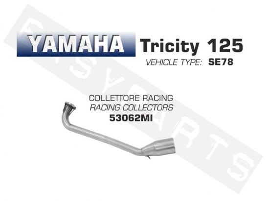 Collecteur Racing ARROW Yamaha Tricity 125i E3 2014-2016