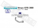 Uitlaatbocht ARROW 'Catalytic' Vespa GTS 300i HPE E5 '20->