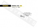 Mid-pipe ARROW 'Racing' Honda Forza/SH 350i E5 '21->