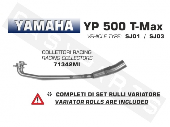 Krümmerrohr ARROW 'Racing Link' Yamaha T-Max 500 '01-'07