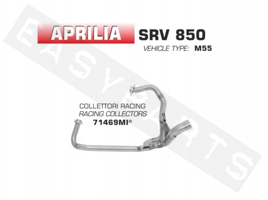 Collettore ARROW 'Racing Link' Aprilia SRV 850i E3 2012-2016