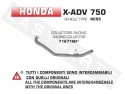Colector ARROW 'Racing Link' Honda X-ADV 750i E4-E5 2017-2021