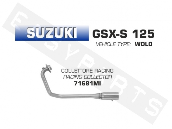 Uitlaatbocht ARROW 'Racing' ARROW Suzuki GSX-S 125i '17-'18