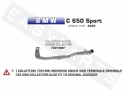 Uitlaatbocht ARROW 'Racing' BMW C650 Sport '16-'18
