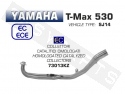 Collecteur catalyser ARROW Yamaha T-Max 530i E4 2017-2019/560i E5 2020