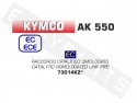 Mid-pipe ARROW 'Catalytic' AK550 '17-'20