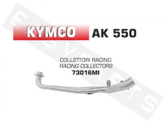 Uitlaatbocht ARROW 'Racing' Kymco AK 550i '17-'18
