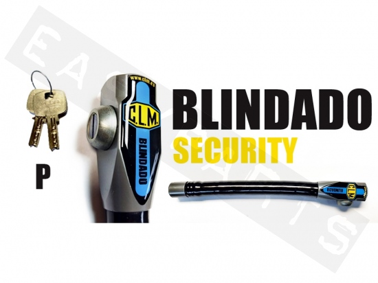 Stuurslot CLM Blindado Invisible Kombi Silver Blade 125 2013->