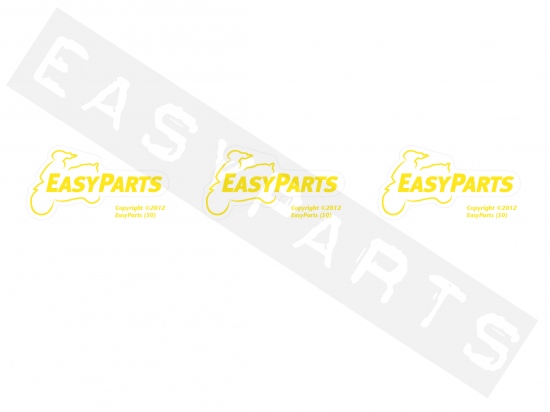 Set autocollants EASYPARTS jaune (5cm)