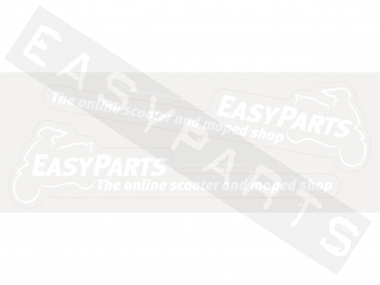Set autocollants EASYPARTS blanc (36cm) droit & gauche