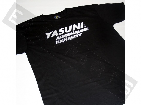 T-Shirt YASUNI Adrenaline Exhaust Zwart
