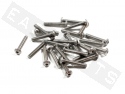Button Head Bolt M5x30 Stainless Steel (25 pieces)