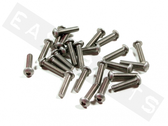 Button head bolt M6x25 (1.00) stainless steel (25 pcs)