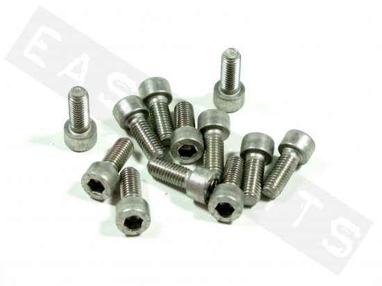 Socket head bolt M8x16 (1.25) stainless steel (12 pcs)