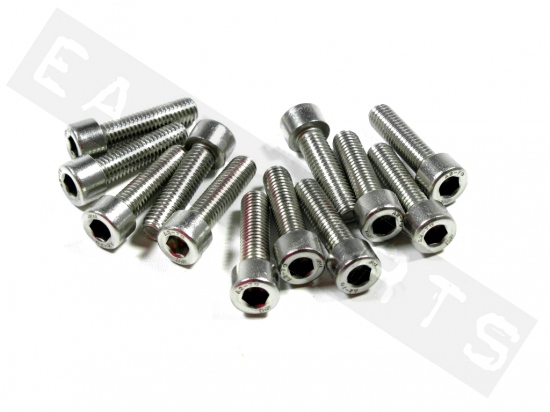 Socket head bolt M8x30 (1.25) stainless steel (12 pcs)