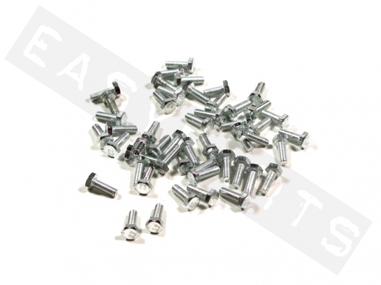 Hex head bolt M4x12 (0.70) galvanized steel (50 pcs)