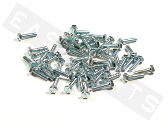 Hex head bolt M4x16 (0.70) galvanized steel (50 pcs)