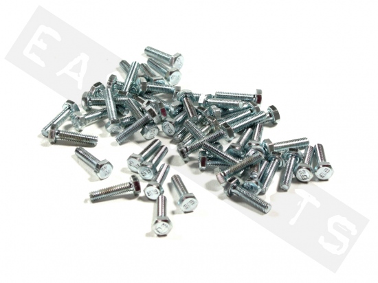 Hex head bolt M4x20 (0.70) galvanized steel (50 pcs)