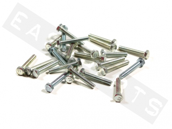 Hex head bolt M4x25 (0.70) galvanized steel (50 pcs)