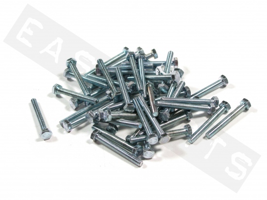 Hex head bolt M4x35 (0.70) galvanized steel (50 pcs)