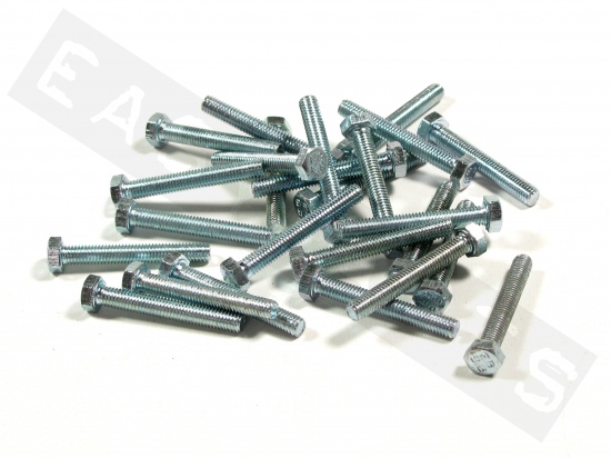 Hex head bolt M5x35 (0.80) galvanized steel (25 pcs)