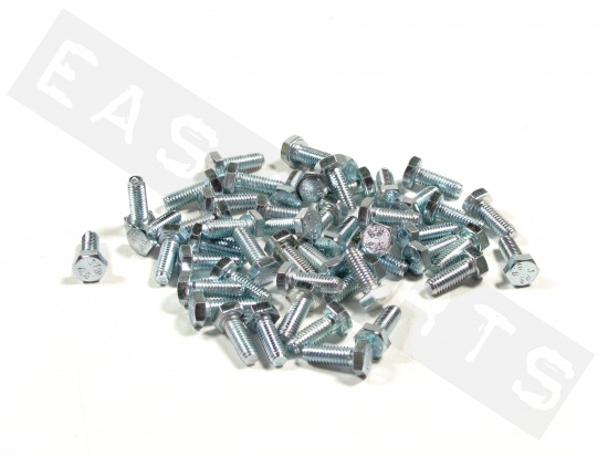 Bullone esagonale M6x16 acciaio zincato (50 pezzi)