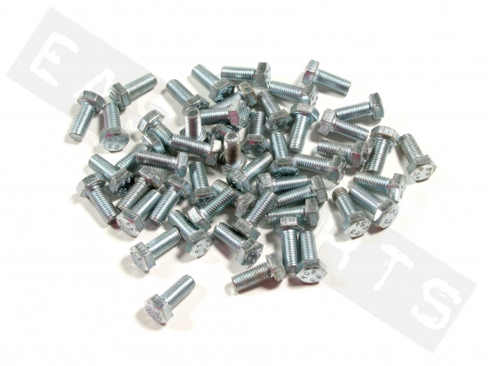 Tornillo hexagonal DIN 933 M7x16 acero galvanizado (contiene 50)