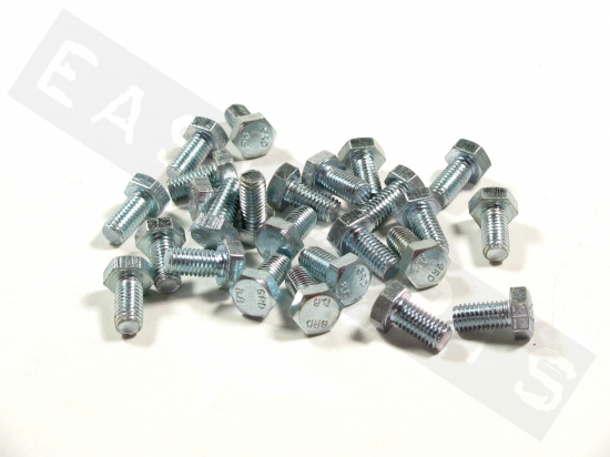 Tornillo hexagonal DIN 933 M8x16 acero galvanizado (contiene 25)