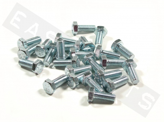 Bullone esagonale M8x20 acciaio zincato (25 pezzi)
