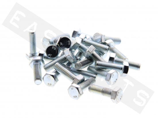 Hex head bolt M8x25 (1.25) galvanized steel (25 pcs)